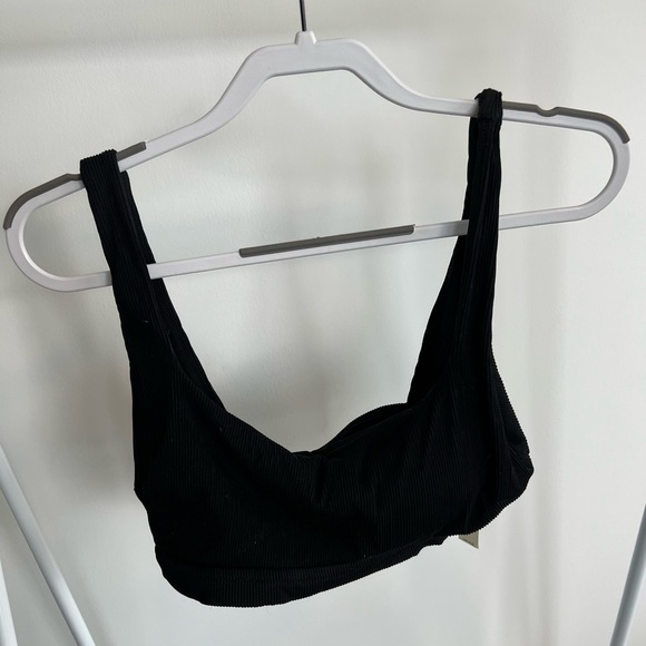 BNWT Aerie Ribbed Banded Wide Strap Scoop Bikini Top - Picture 5 of 6